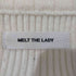メルトザレディ Melt the lady stitch zip knit jacket レディース FREE