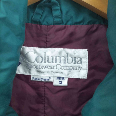 コロンビア Columbia 90S GIZZMO RADIAL SLEEVE 比翼 ジップアップ ラジアルスリーブジャケット メンズ import:XL
