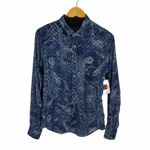 トルネードマート TORNADO MART 花総柄シアーシャツ 透け L/S Y2K メンズ JPN:XL