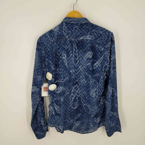 トルネードマート TORNADO MART 花総柄シアーシャツ 透け L/S Y2K メンズ JPN:XL