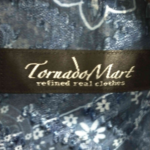 トルネードマート TORNADO MART 花総柄シアーシャツ 透け L/S Y2K メンズ JPN:XL