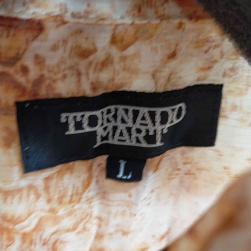 トルネードマート TORNADO MART 総柄シアーシャツ 透け S/S Y2K メンズ JPN:L
