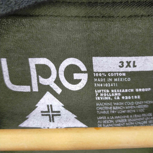 エルアールジー LRG ワンポイント刺繍L/Sカットソー メンズ 3XL