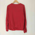 HAWKE & DUMAR ワッペン カレッジ プリント カプセル 4段 前V ガゼット クルーネック スウェット メンズ import:XL