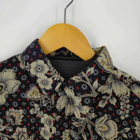 トルネードマート TORNADO MART 花総柄シアーシャツ 透け 和柄 L/S Y2K メンズ JPN:L