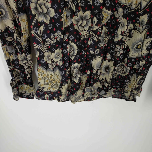 トルネードマート TORNADO MART 花総柄シアーシャツ 透け 和柄 L/S Y2K メンズ JPN:L