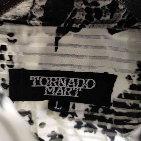 トルネードマート TORNADO MART 花総柄シアーシャツ 透け L/S Y2K メンズ JPN:L