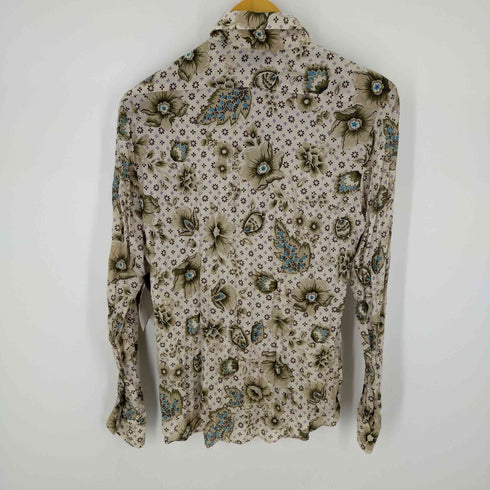 トルネードマート TORNADO MART 花総柄シアーシャツ 透け 和柄 L/S Y2K メンズ JPN:L