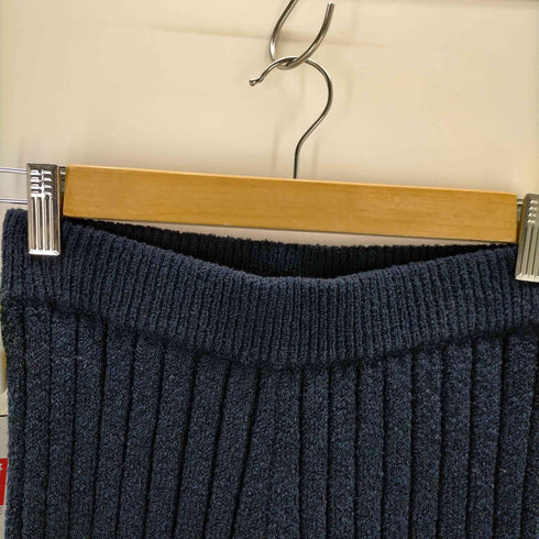 マウジー moussy WIDE RIB KNIT パンツ レディース JPN:1