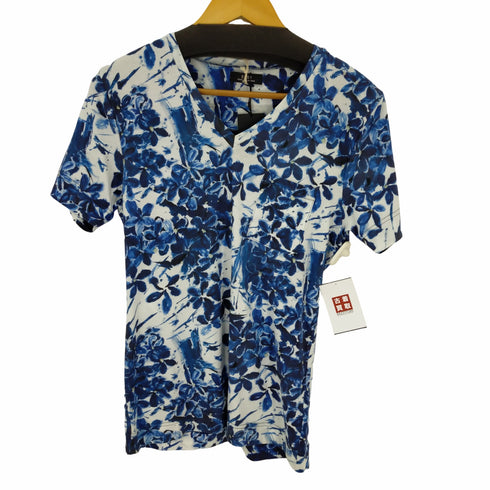 ゴーサンゴーイチプールオム 5351 POUR LES HOMMES 花柄VネックTシャツ メンズ JPN:3