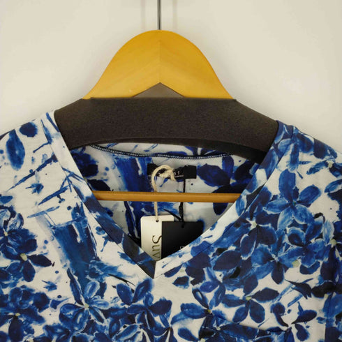 ゴーサンゴーイチプールオム 5351 POUR LES HOMMES 花柄VネックTシャツ メンズ JPN:3