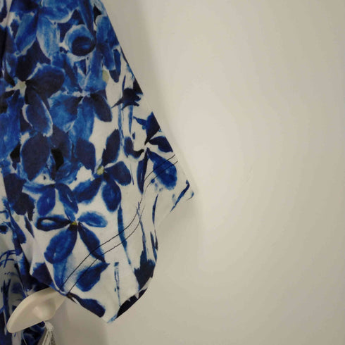 ゴーサンゴーイチプールオム 5351 POUR LES HOMMES 花柄VネックTシャツ メンズ JPN:3
