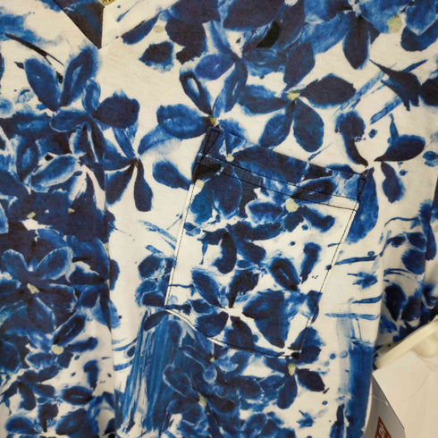 ゴーサンゴーイチプールオム 5351 POUR LES HOMMES 花柄VネックTシャツ メンズ JPN:3