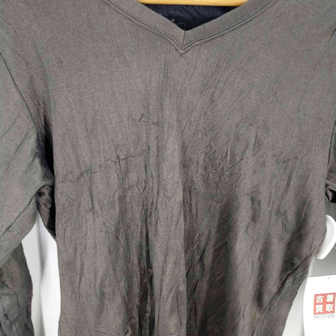 ゴーサンゴーイチプールオム 5351 POUR LES HOMMES Vネックカットソー 光沢 メンズ JPN:3