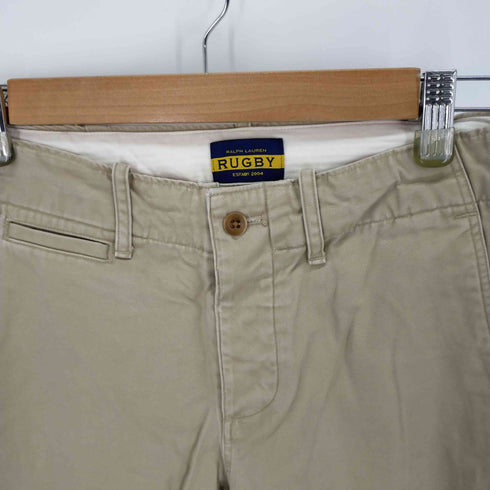 ラグビーラルフローレン Rugby Ralph Lauren ボタンダウンクロップドチノパンツ レディース 0