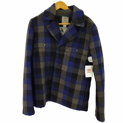 ティンバーランド Timberland ウールチェックミディアムトレンチコート メンズ import:M