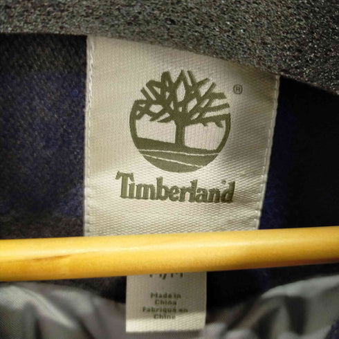 ティンバーランド Timberland ウールチェックミディアムトレンチコート メンズ import:M