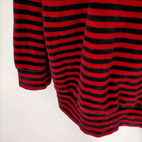 ジャクリーン スミス JACLYN SMITH ベロア ボーダーカットソー メンズ