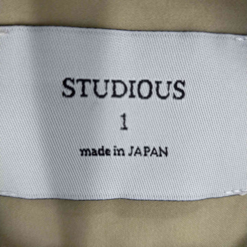 ステュディオス STUDIOUS ノーカラーコンビシャツ メンズ 1
