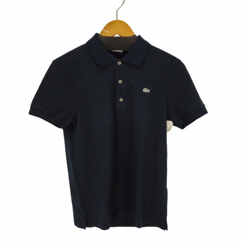 ラコステ LACOSTE ワンポイントS/S ポロシャツ 銀ワニ メンズ 2