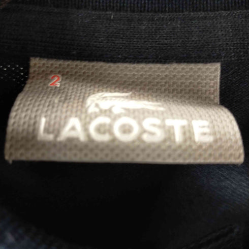 ラコステ LACOSTE ワンポイントS/S ポロシャツ 銀ワニ メンズ 2