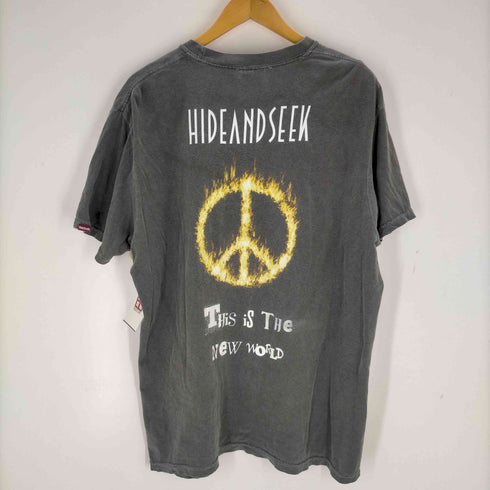 ハイドアンドシーク HIDE AND SEEK 23ss New World S/S Tee メンズ JPN:L