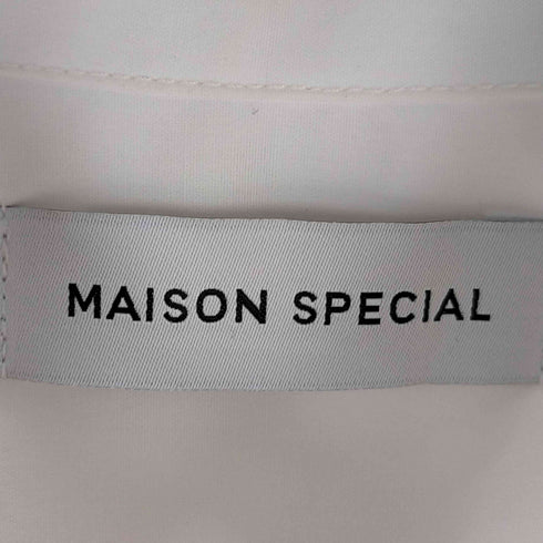 メゾンスペシャル MAISON SPECIAL ガーターオーバーシャツ レディース FREE
