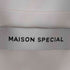 メゾンスペシャル MAISON SPECIAL ガーターオーバーシャツ レディース FREE