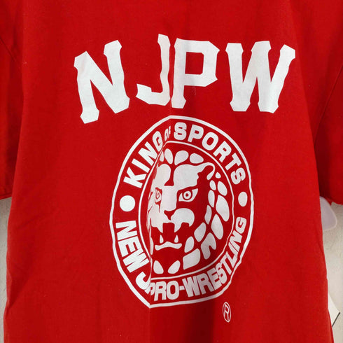 コラゾン CORAZON ライオンロゴ NJPW クールネックTシャツ メンズ JPN:XXL