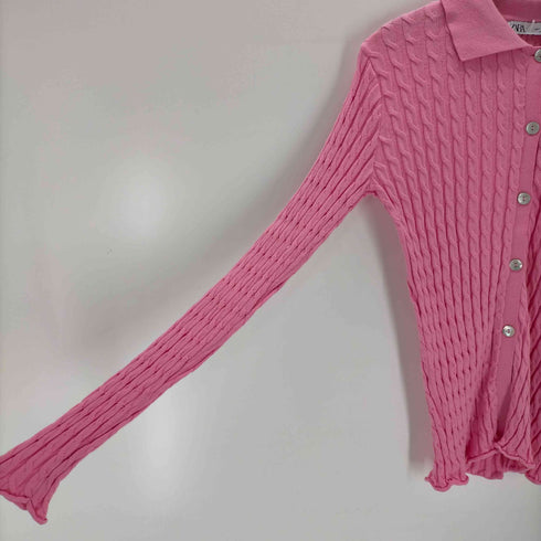 ザラ ZARA コットンシャツカーディガン レディース JPN:S
