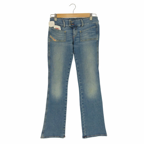 ディーゼル DIESEL イタリア製 ローライズ フレアデニムパンツ レディース 27