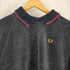 フレッドペリー FRED PERRY ロゴ刺繍L/S ベロアプルオーバー メンズ UK10