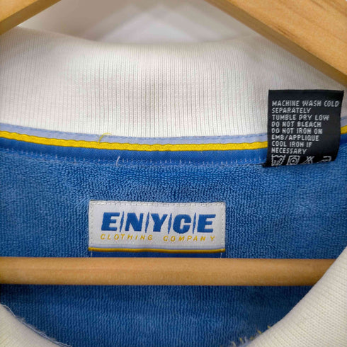 エニーチェ enyce ツートンパイル地ポロシャツ メンズ XXXL