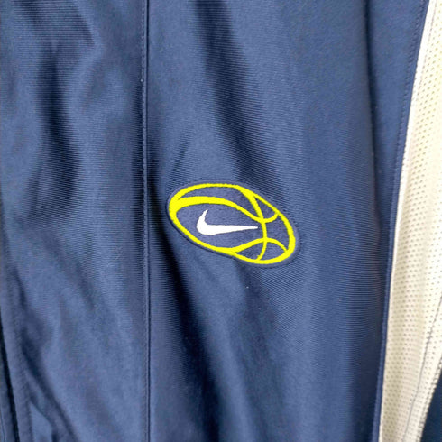 ナイキ NIKE 90S~00S 銀タグ ショートスリーブトラックジャケット 背面大文字ロゴ刺繍 メンズ XXL