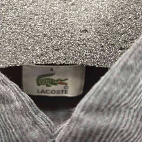 ラコステ LACOSTE ワンポイントロゴ コーデュロイBDシャツ メンズ 4