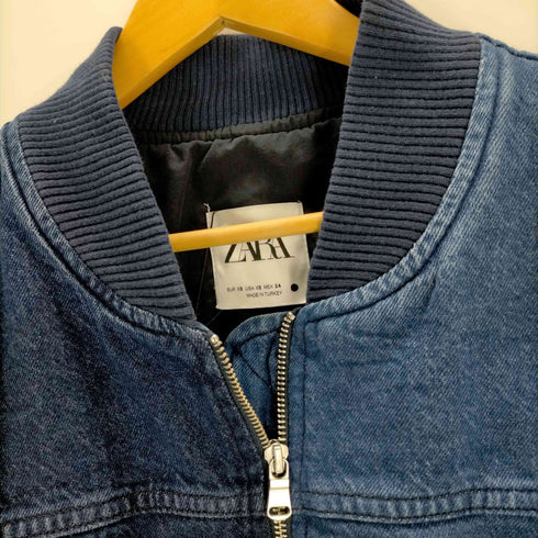 ザラ ZARA ZW コントラストデニム レディース JPN:XS