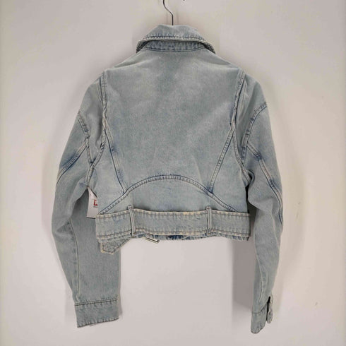 ザラ ZARA デニムライダースジャケット レディース JPN:XS
