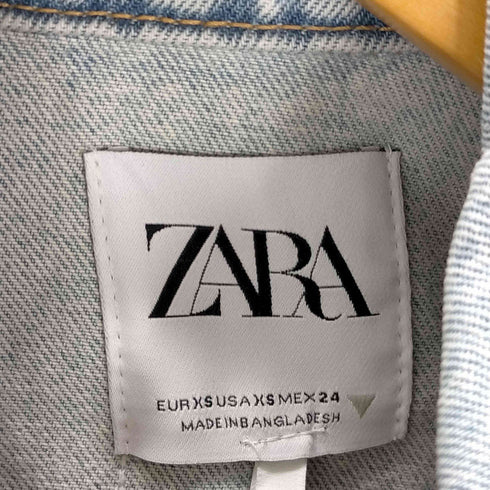 ザラ ZARA デニムライダースジャケット レディース JPN:XS