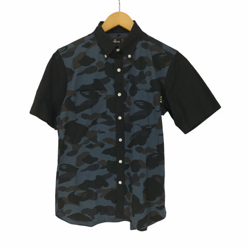 ミスターベイシングエイプ Mr. BATHING APE ABC CAMO ボタンダウン S/S シャツ メンズ JPN:M