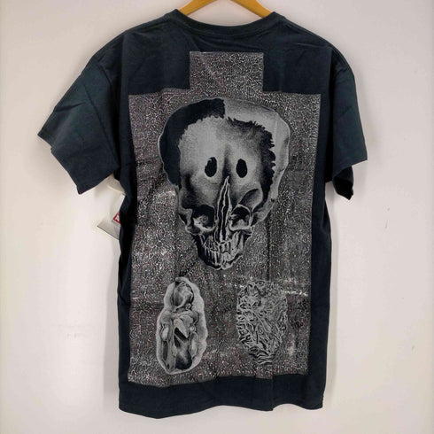 スカルプリントTシャツ メンズ JPN:L