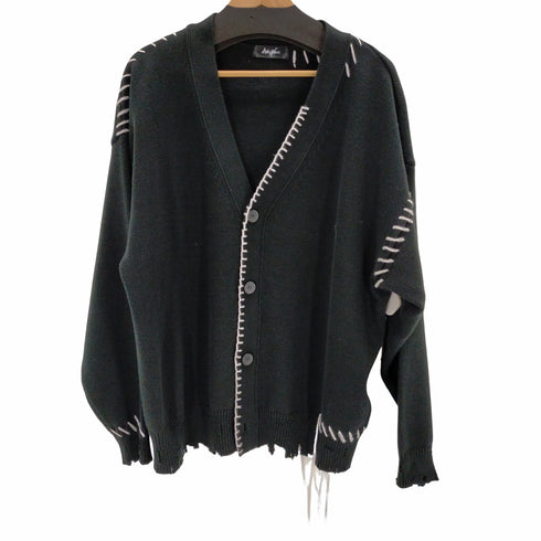 AdaNous stitch and damage cardigan レディース FREE