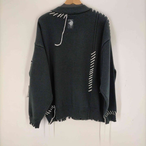 AdaNous stitch and damage cardigan レディース FREE