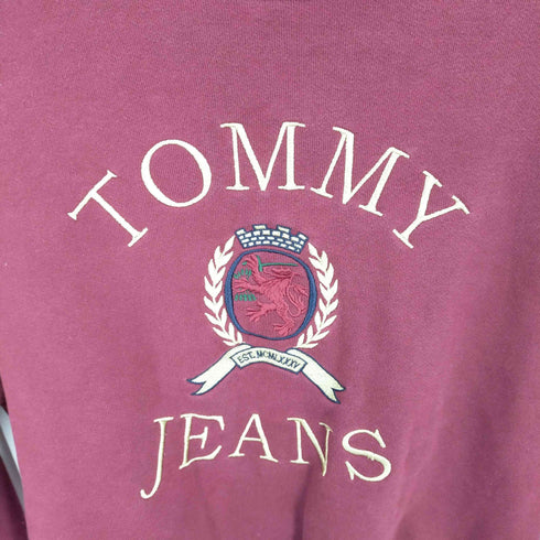 トミージーンズ tommy jeans 90S ロゴ刺繍スウェット メンズ import:XS