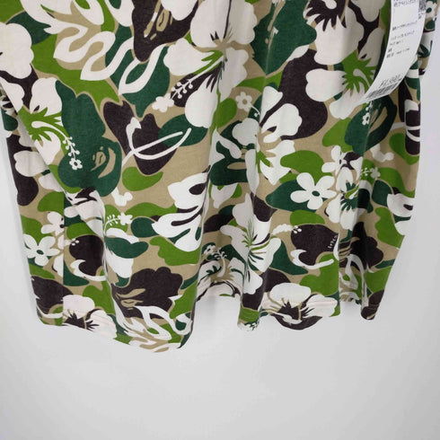 アベイシングエイプ A BATHING APE 総柄リーフデザインタンクトップ メンズ import:L
