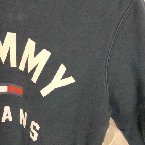 トミージーンズ tommy jeans ロゴプリント クルーネックプルオーバー レディース JPN:M