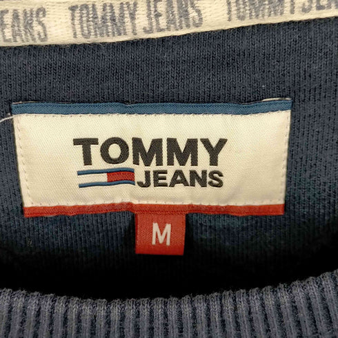 トミージーンズ tommy jeans ロゴプリント クルーネックプルオーバー レディース JPN:M