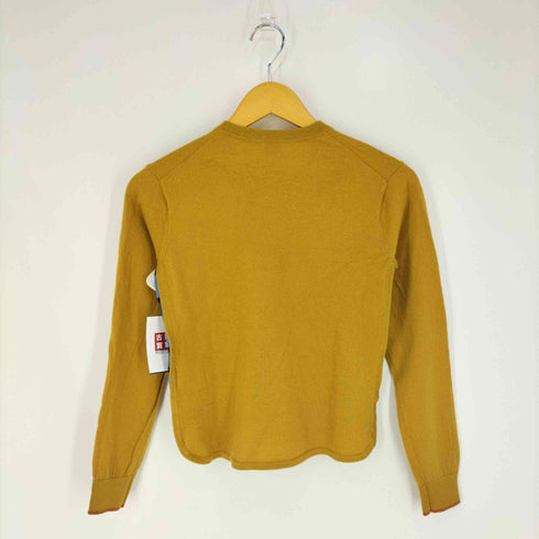 ピーエスポールスミス PS Paul Smith サイドボーダー Vネックニット レディース import:M