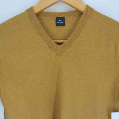 ピーエスポールスミス PS Paul Smith サイドボーダー Vネックニット レディース import:M