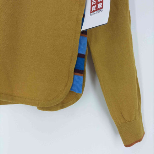 ピーエスポールスミス PS Paul Smith サイドボーダー Vネックニット レディース import:M