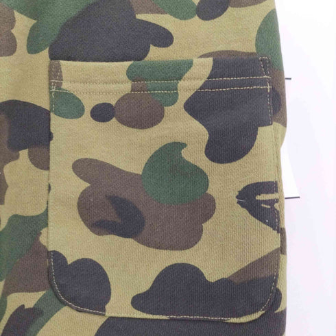 アベイシングエイプ A BATHING APE 1ST CAMO SWEAT SHORTS カモ スウェット ショーツ メンズ JPN:S